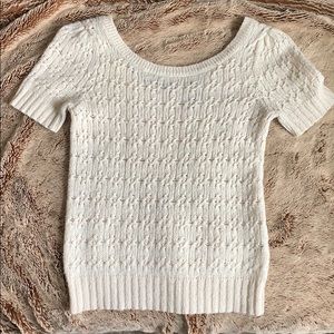 American Eagle short sleeved knit sweater